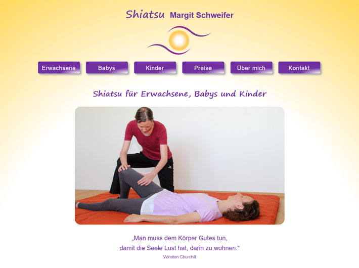 Website von Shiatsu Margit Schweifer - erstellt von CSMB e.U. Martin Böhm 